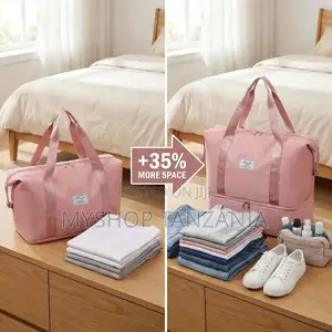 Pink Expandable Travel Bag F