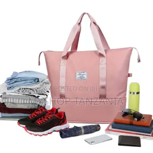 Pink Expandable Travel Bag F