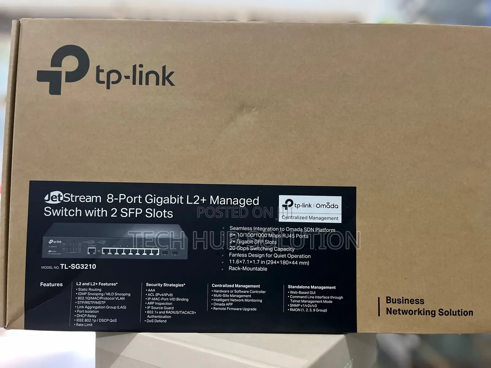 TP-Link TL-SG3210 8-Port Gigabit Managed Switch