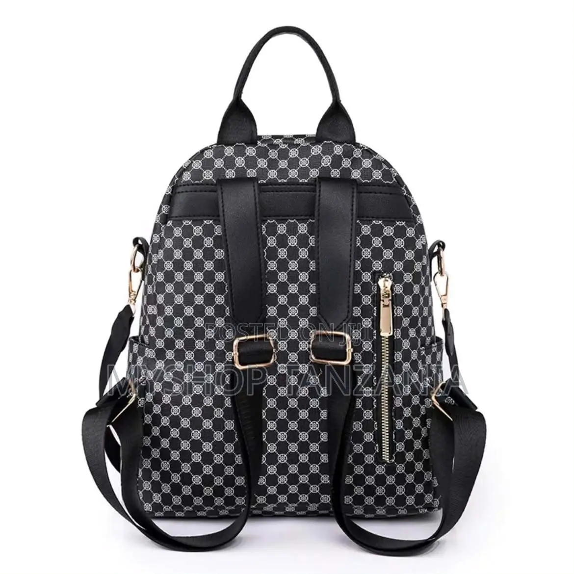 Versatile,fashionable Women's Retro PU Plaid School or Travel Backpack