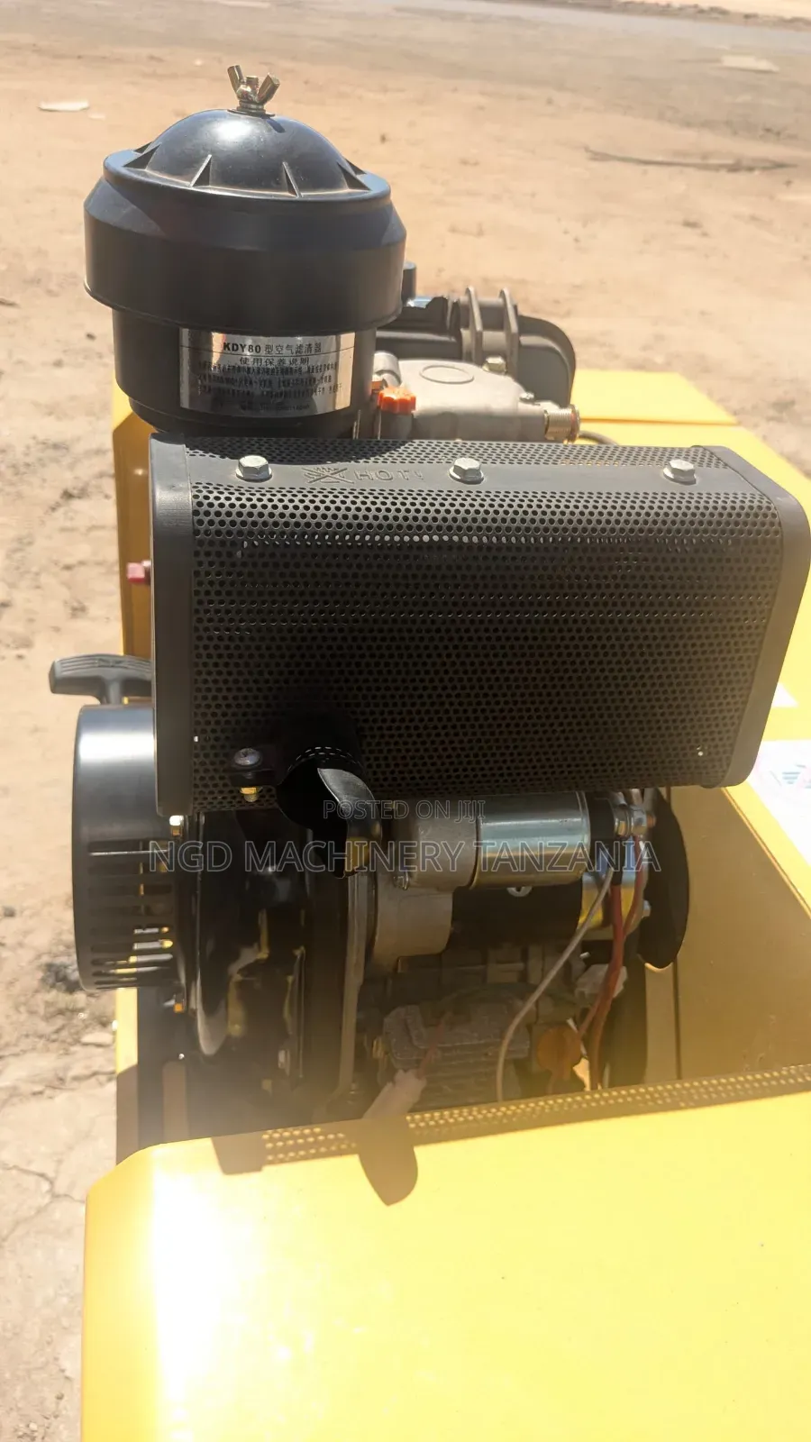 Double Drum Pedestrian Roller Diesel Engine