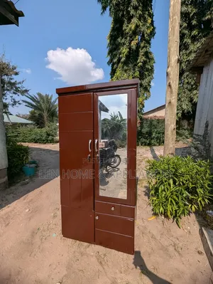 Kabati Zuri Sana Languo Milango Miwili Mbao Ngumu