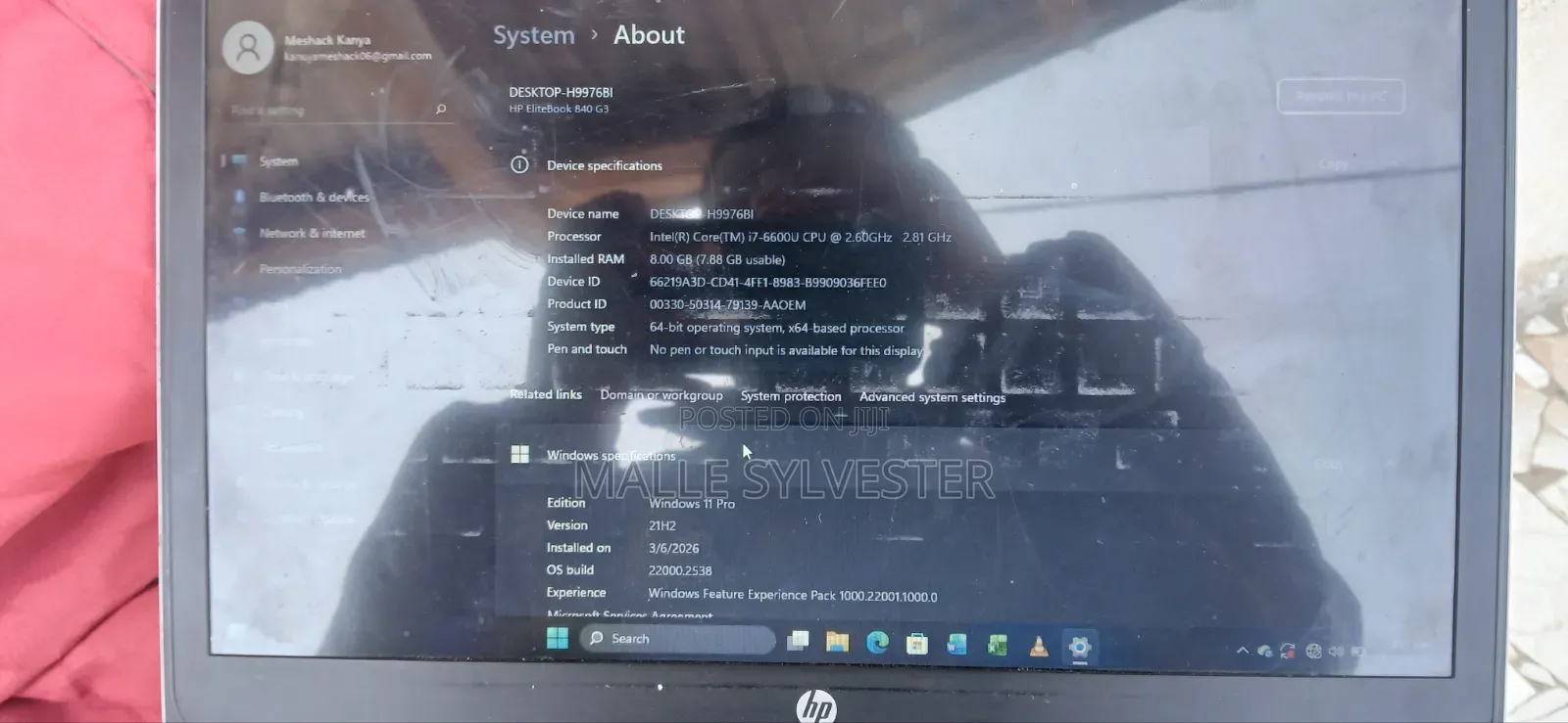 Laptop HP EliteBook 840 G5 8GB Intel Core i7 HDD 512GB