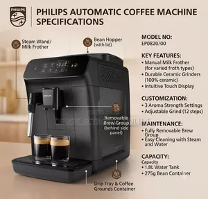 *Philips Automatic Coffee Machine Ep0820 at 1,500,000*