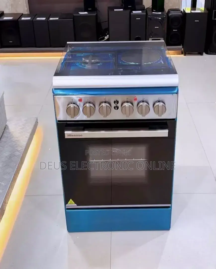 Hisense Cooker, 3gashobs+1electric Plate
electric Oven, 50x55