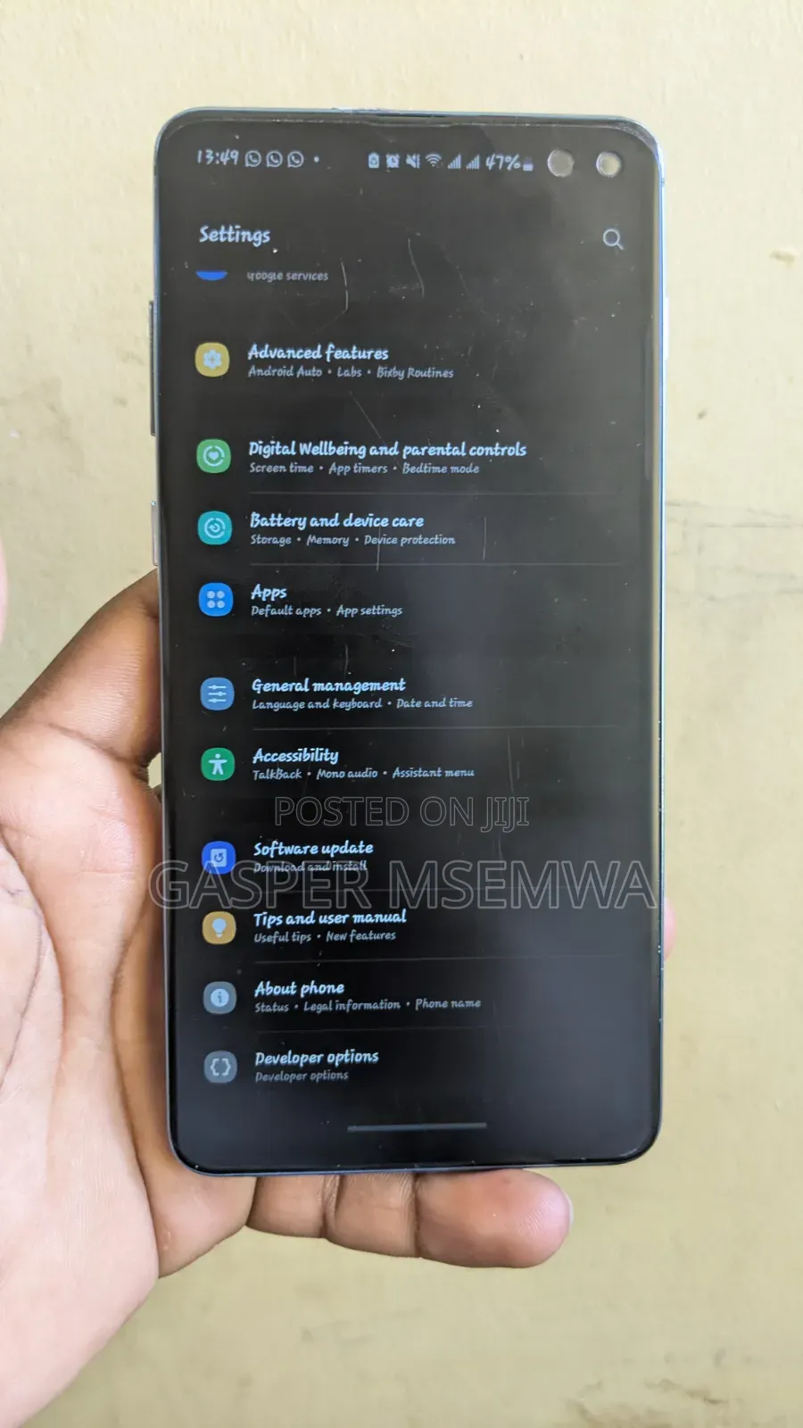 Samsung Galaxy S10 Plus 128 GB Blue