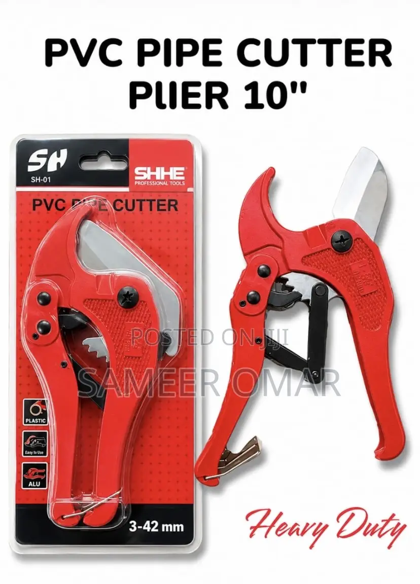 PVC Pipe Cutter Plier 10” (3-42mm)