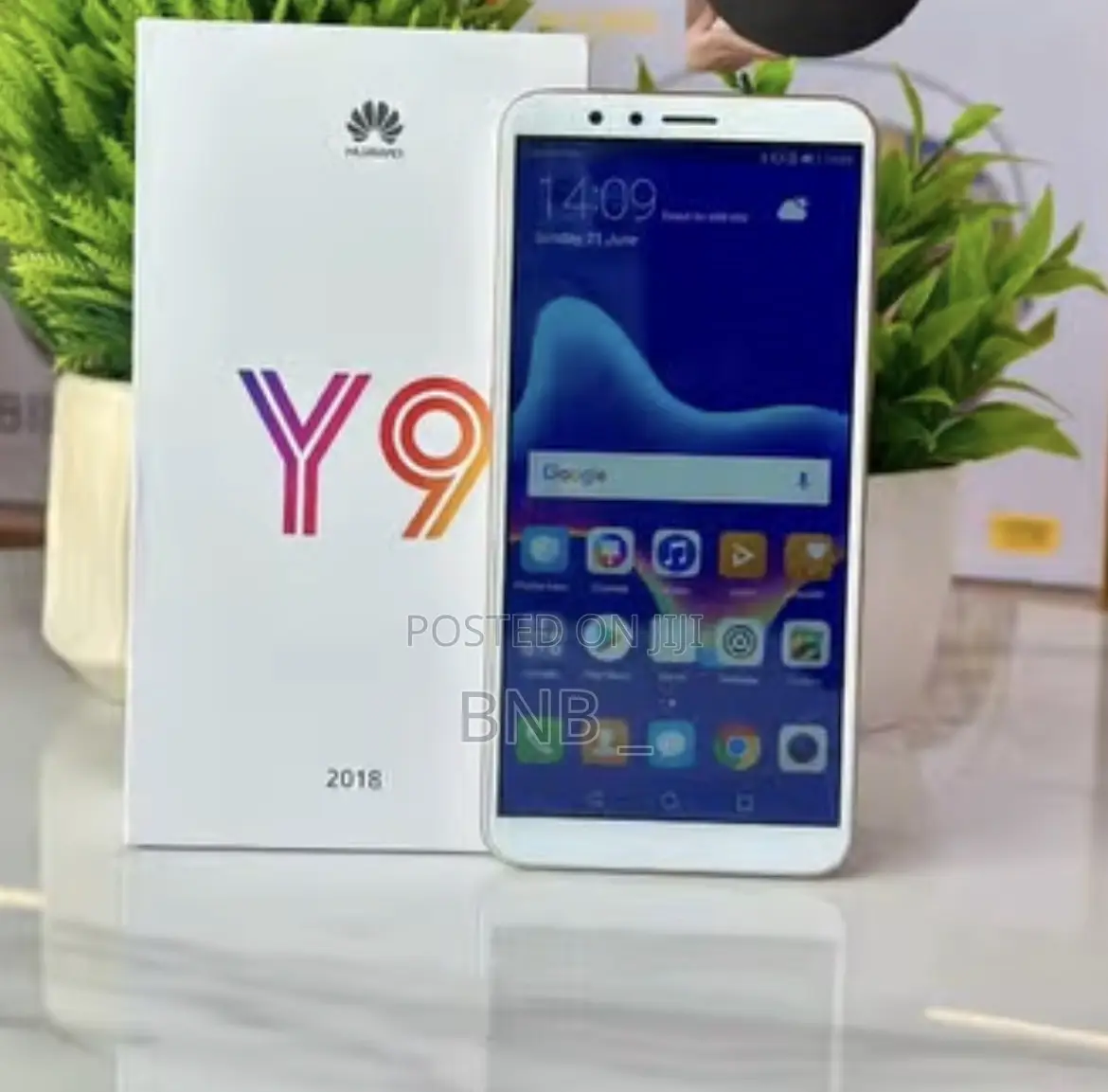 New Huawei Y9 128 GB White