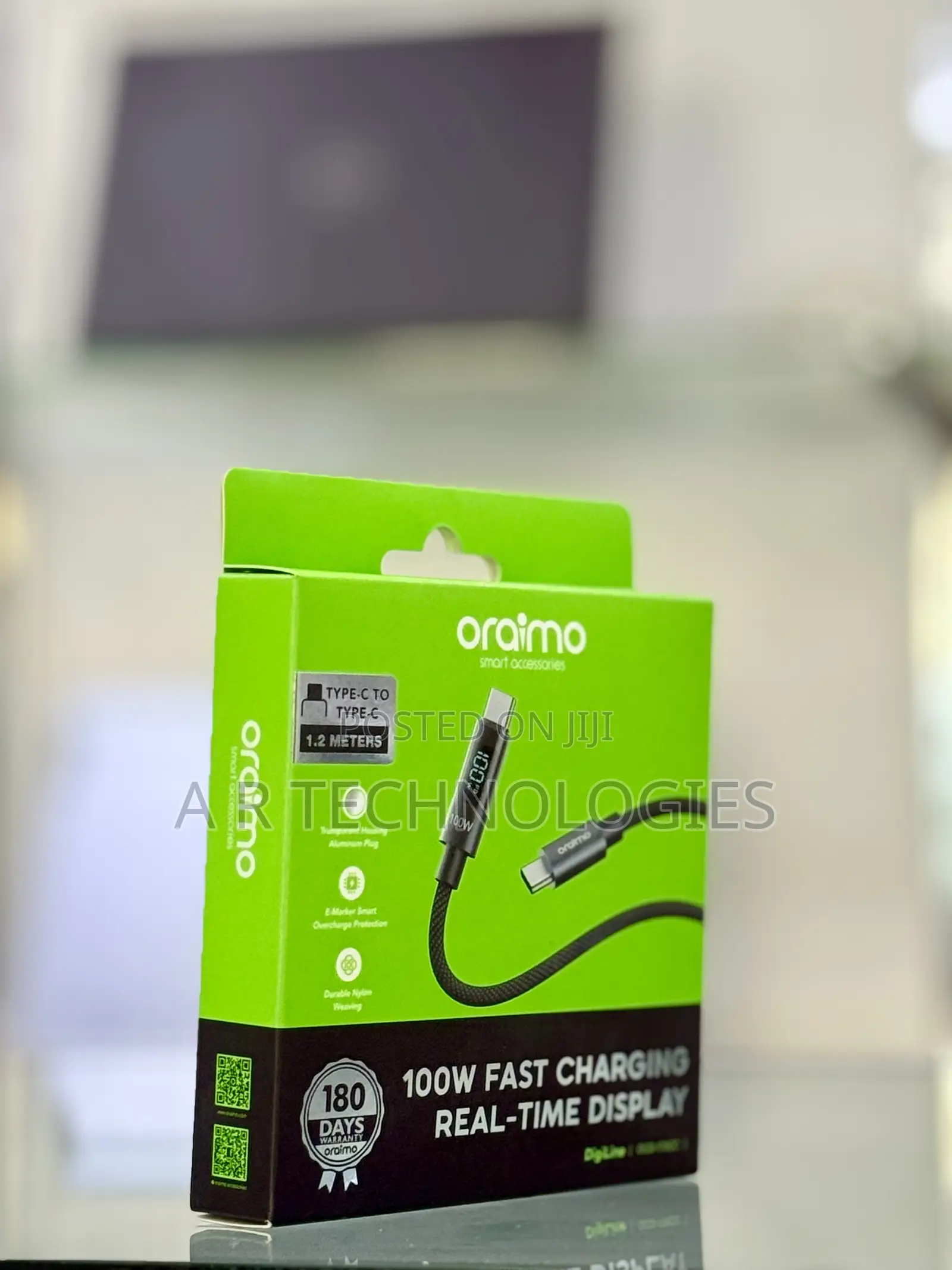 Oraimo Type C to C Charging Cable.