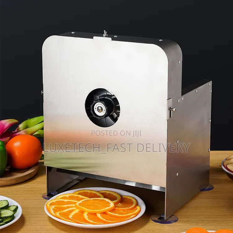 Commercial Electric and Manual Vegetable Slicer – Stainless Steel