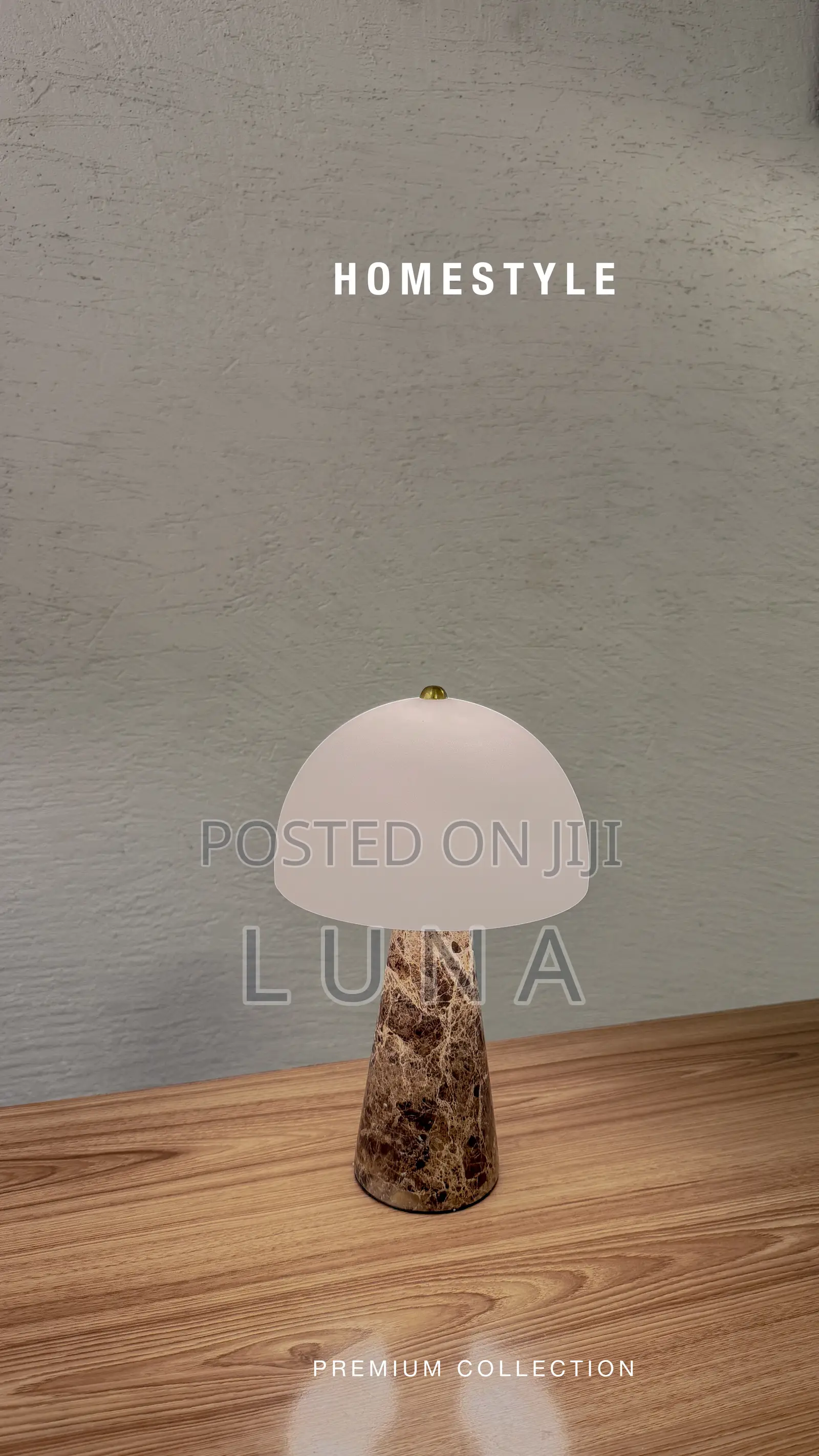 Marble Console Table Lamp