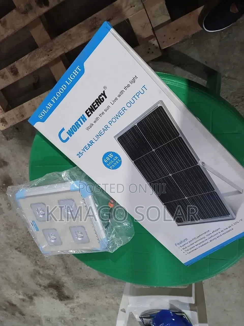 Solar Street Light 60w Mwanga Mkali Kwa Site, Shamba Na Project