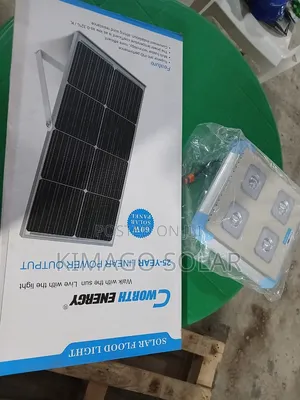 Solar Street Light (Floodlight) 60w Kwa Wapenda Mwanga Mkali