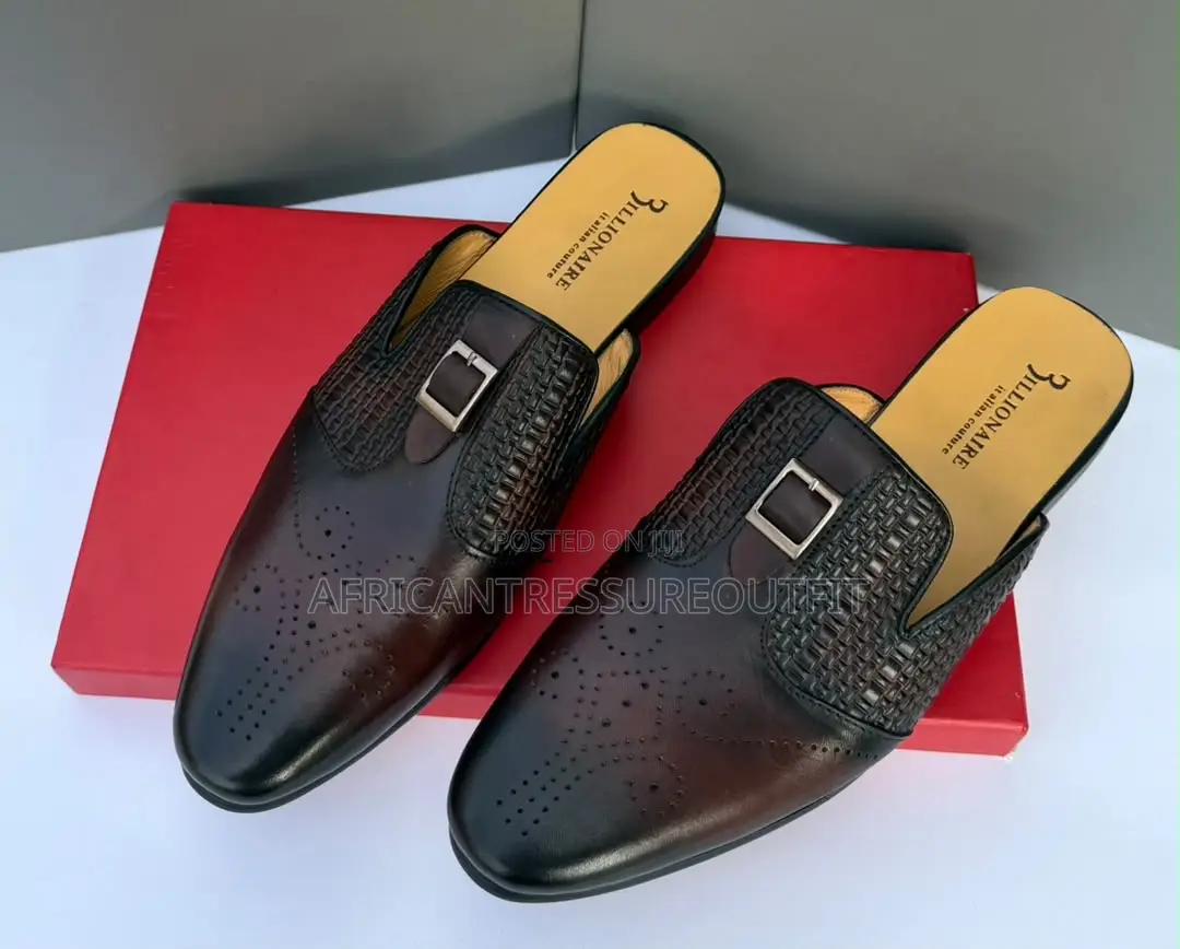 Billionaire Italian Couture Leather Mules