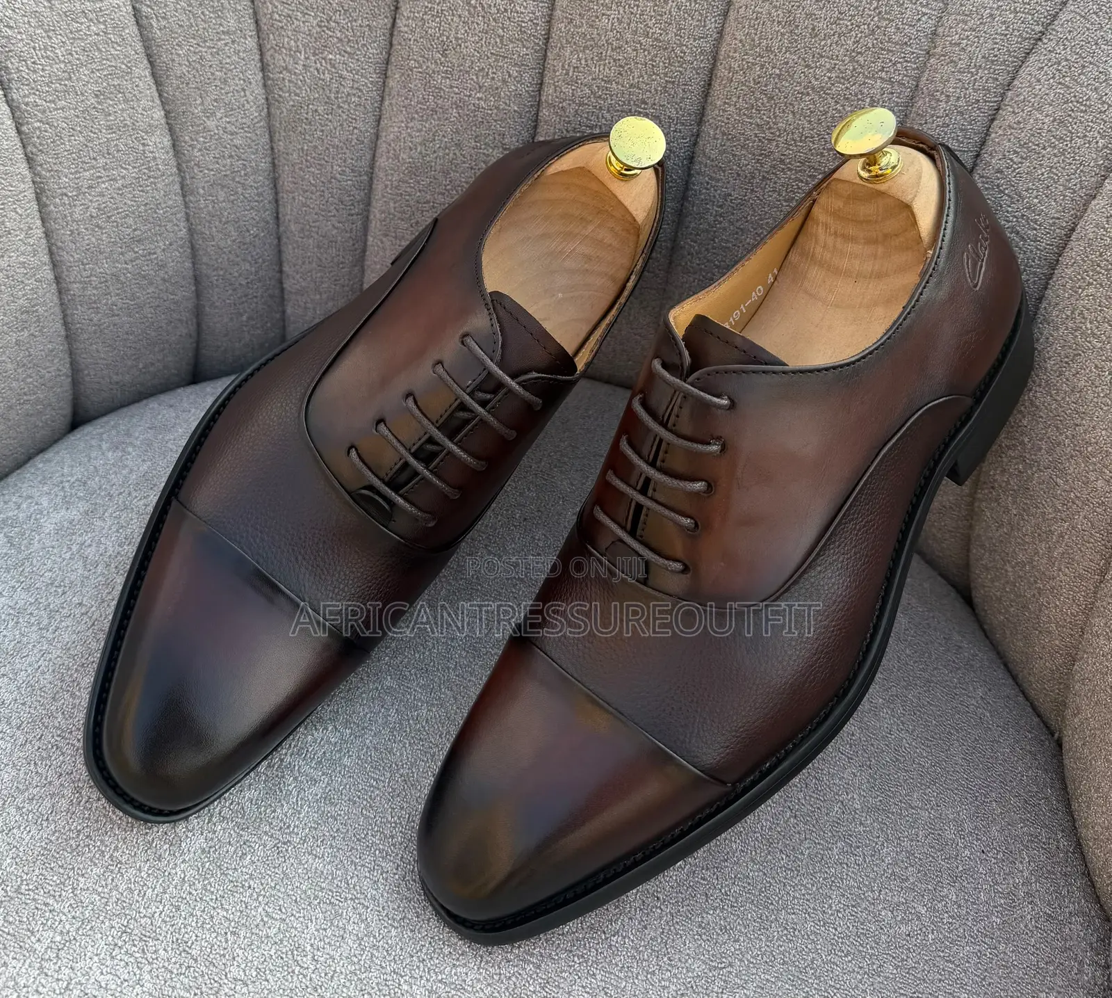 Clark Dark Leather Moccasin Collection