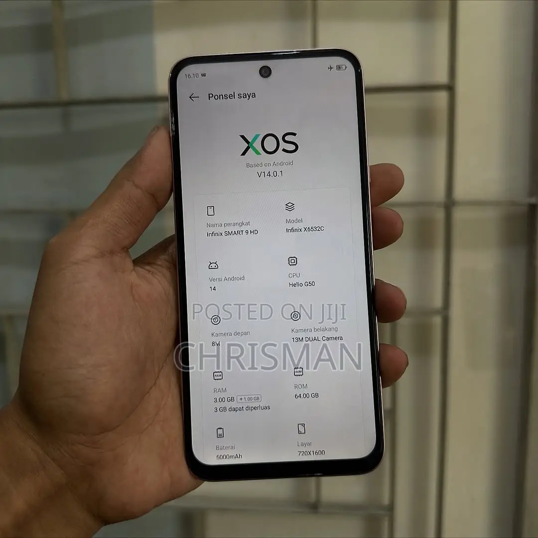New Infinix Smart 9 128 GB Rose Gold
