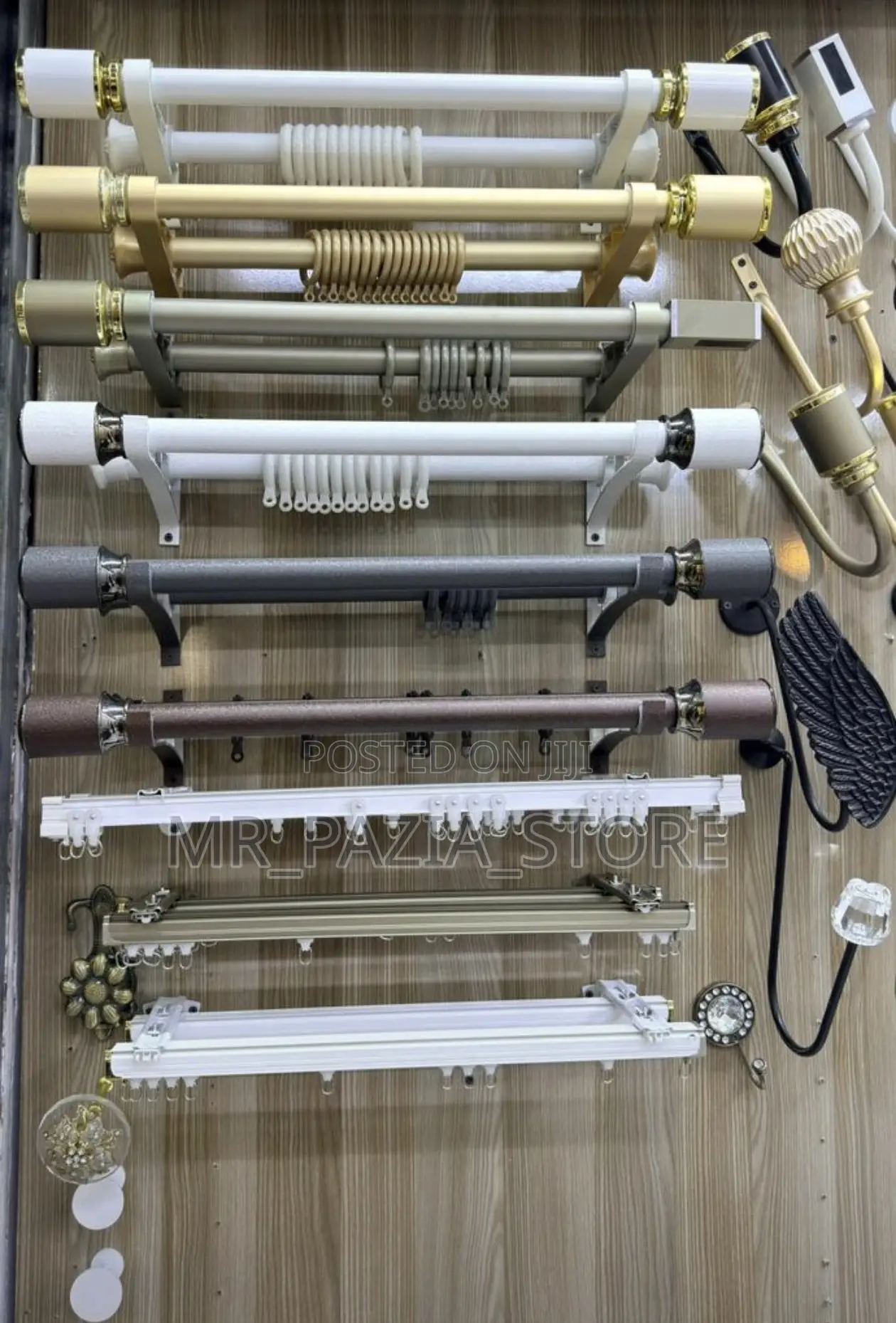 Curtains Rood and Rail 1meter = 25,000