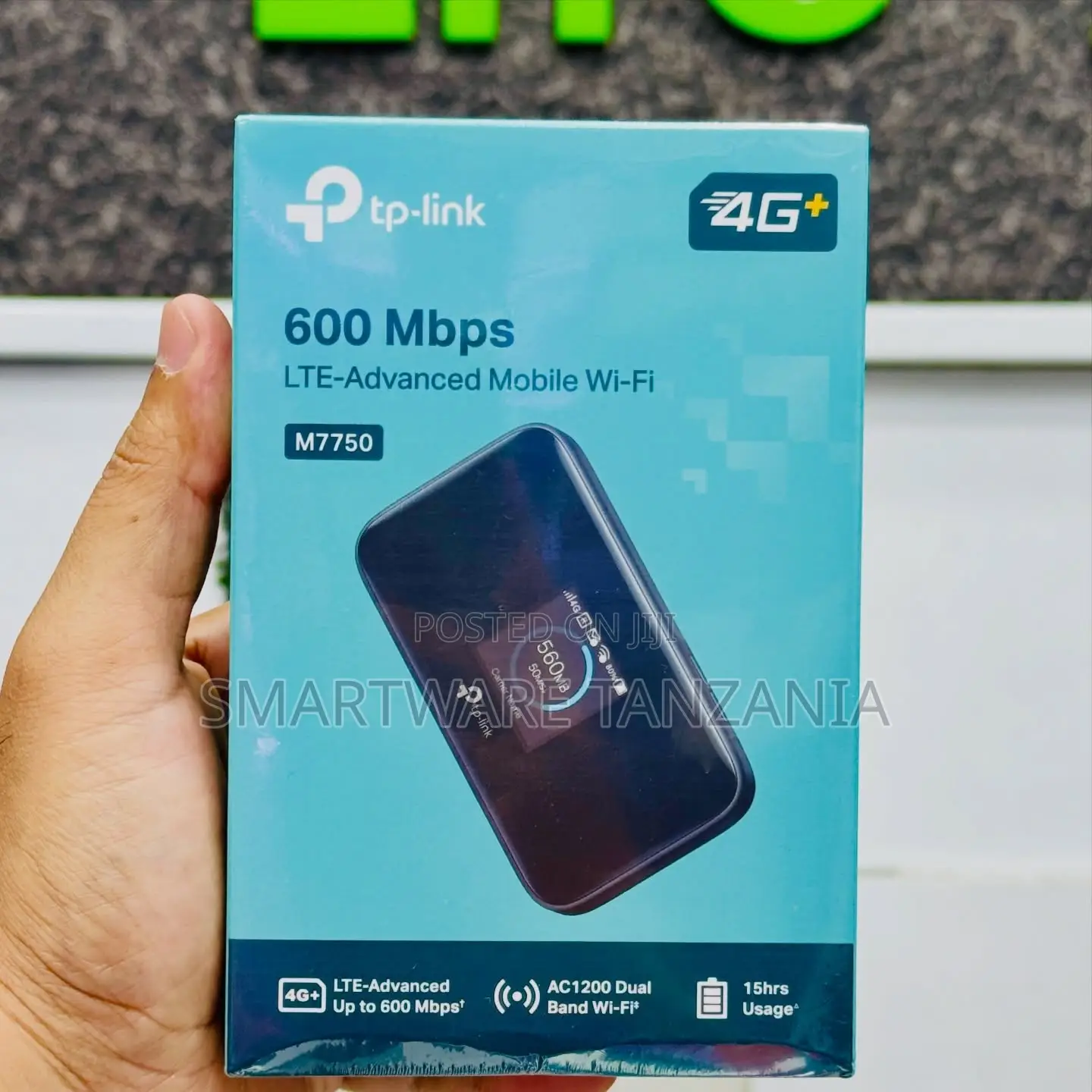 TP-Link M7750 LTE-Advanced Mobile Wi-Fi, 600 Mbps, AC1200 Dual Band