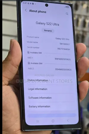 Samsung Galaxy S22 Ultra 128 GB Black