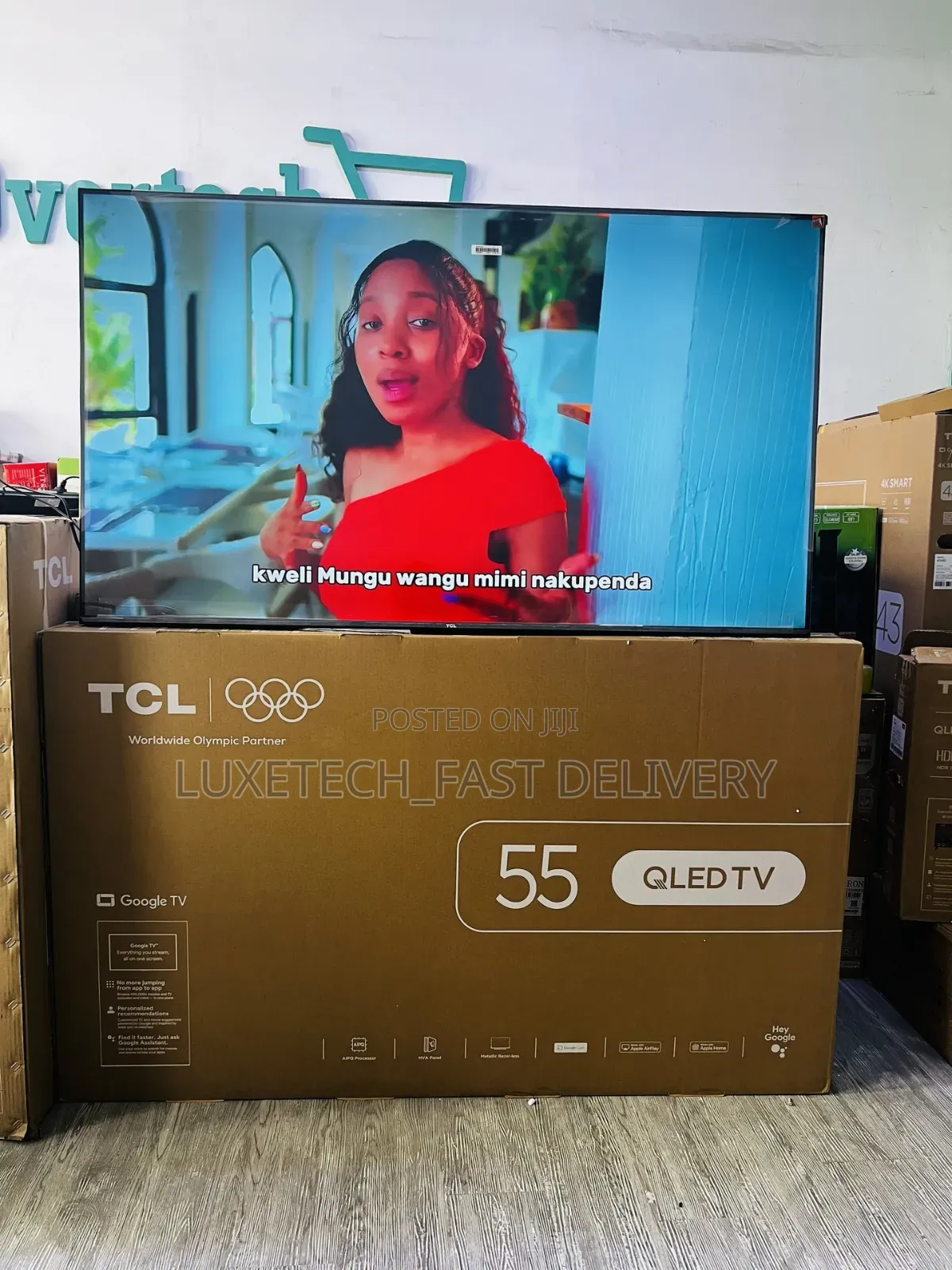 TCL 55-Inch Smart Qled Google TV T6d