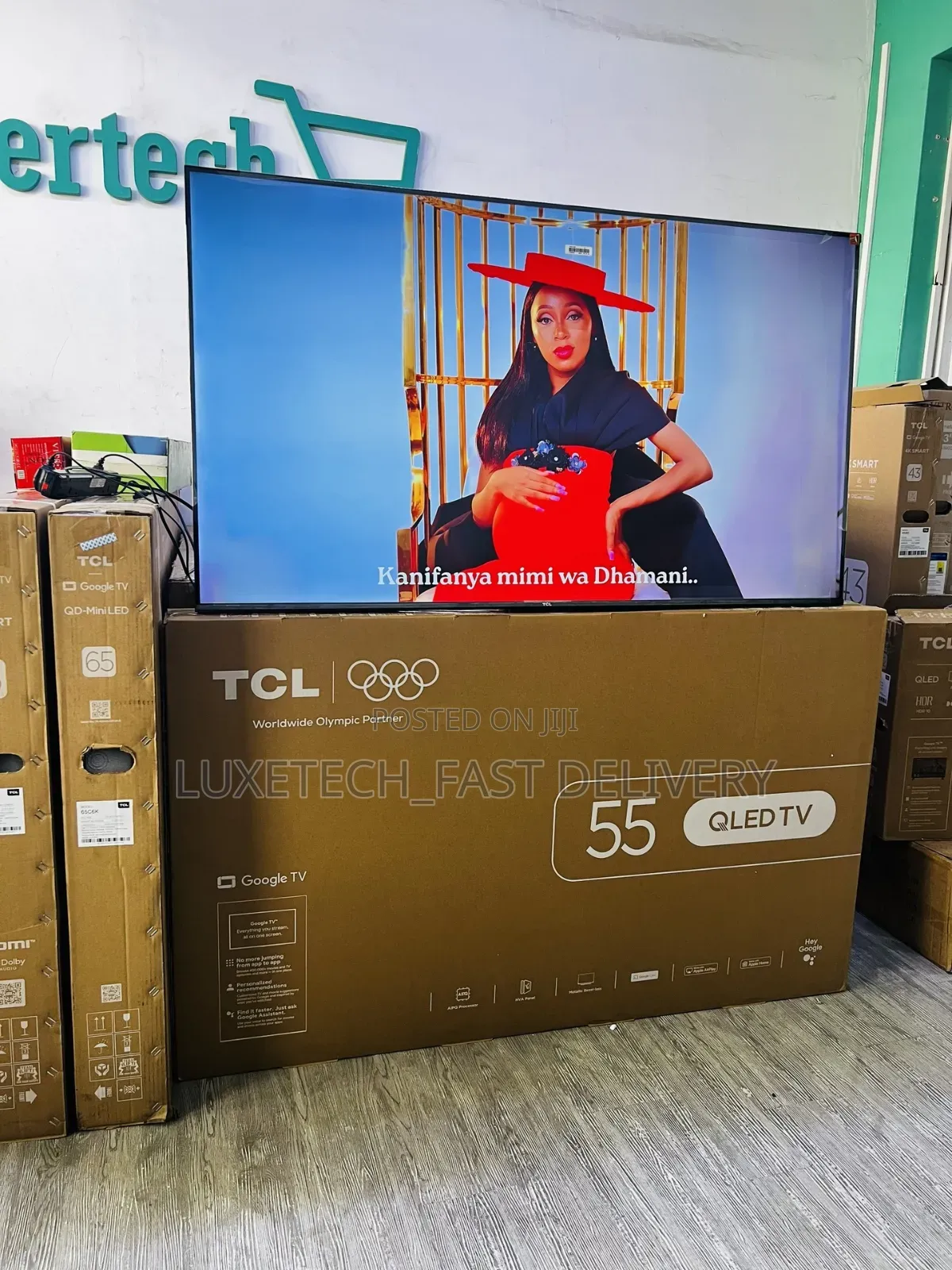 TCL 55-Inch Smart Qled Google TV T6d