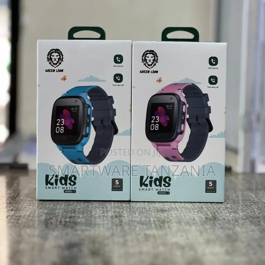 Green Lion Kids Smart Watch, Two-Way Call SOS Alarm 5-Day Battery Life
