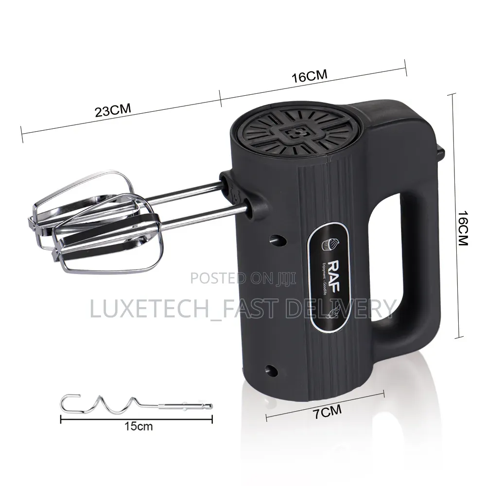 RAF R.6701 200W Electric Hand Mixer – 5 Speed With Beaters