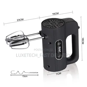 RAF R.6701 200W Electric Hand Mixer – 5 Speed With Beaters