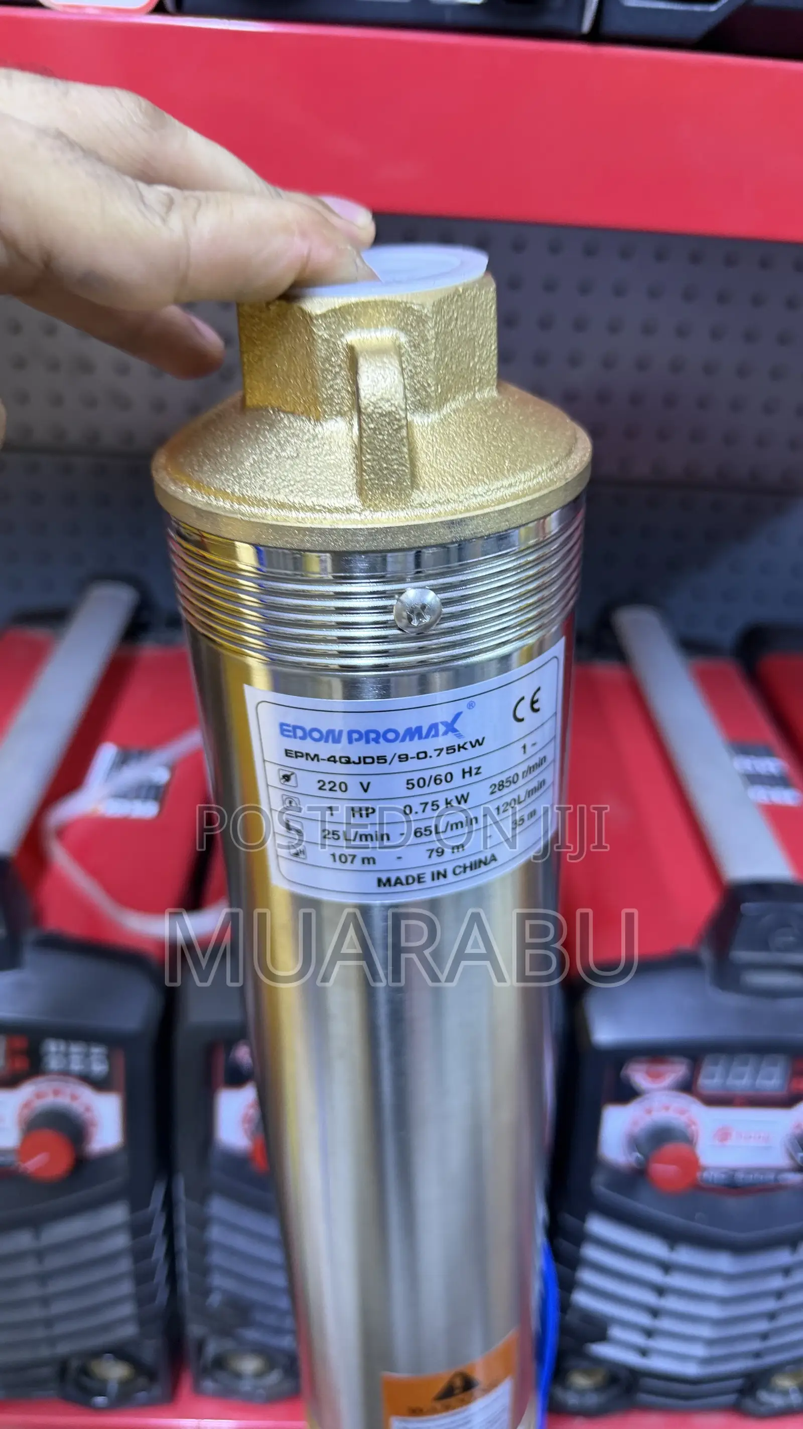 EDON PROMAX Deep Well Submersible Pump 1hp