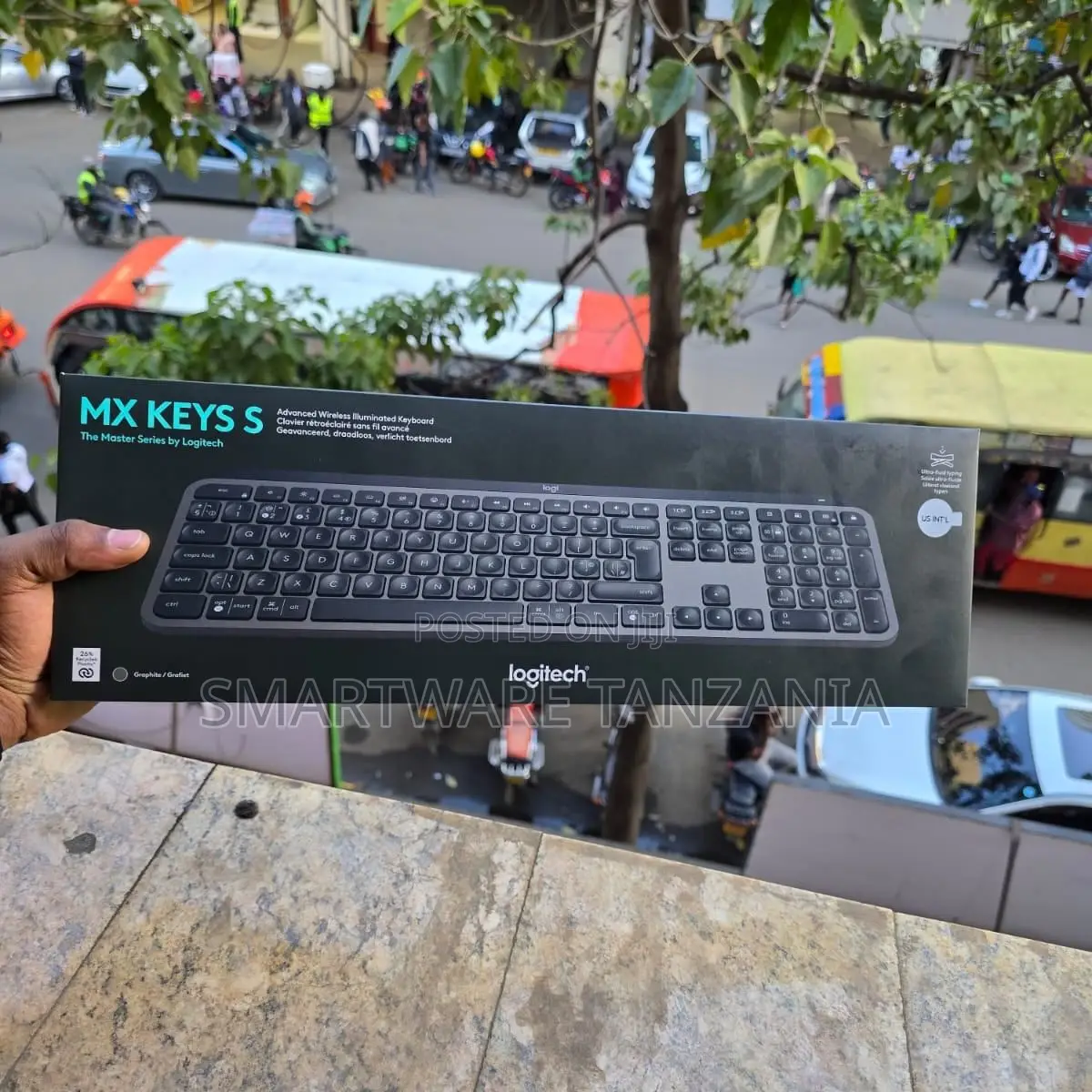 Logitech MX Keys S Wireless Illuminated Keyboard, USB-C Rechargeable