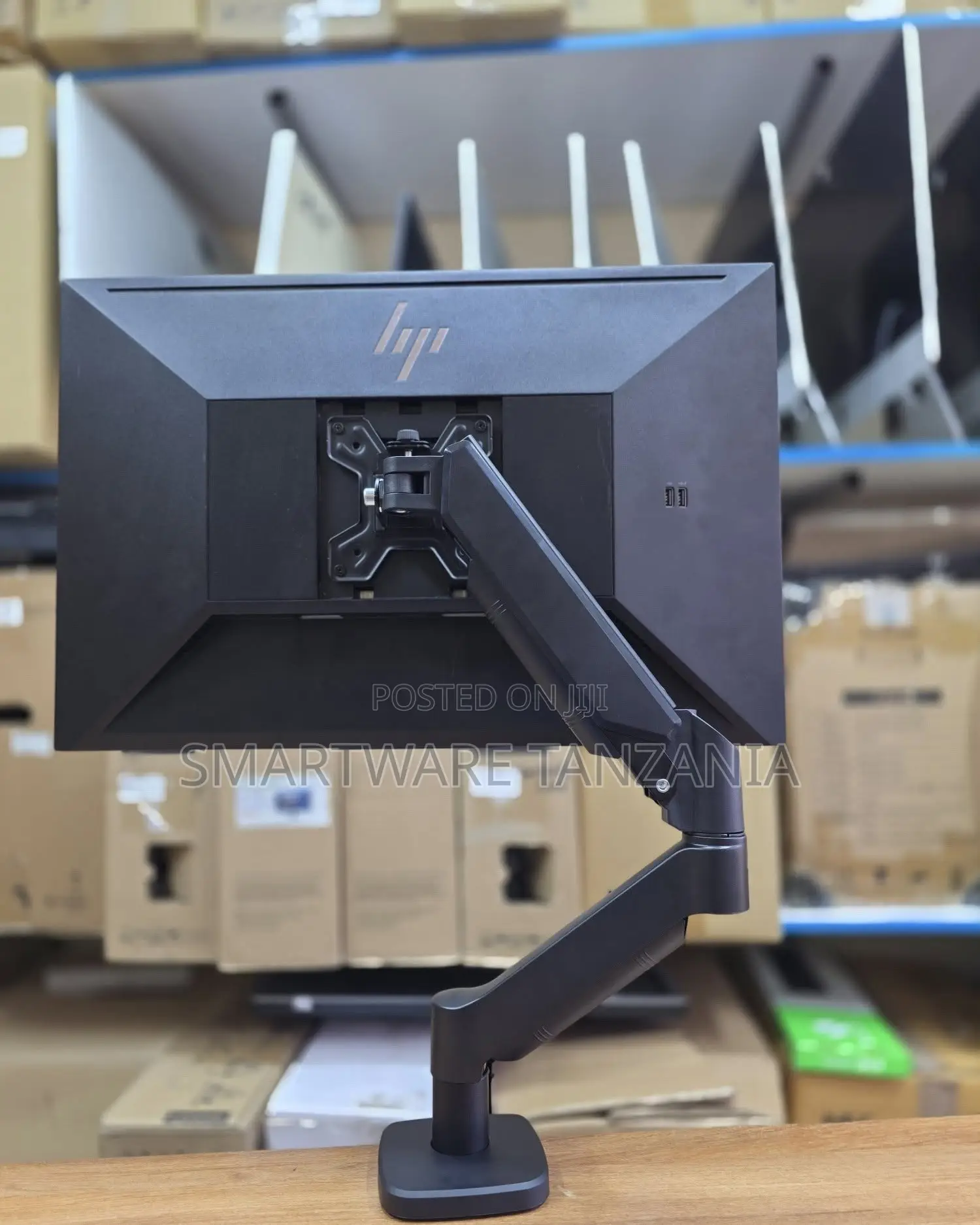 Office Single Monitor Arm Stand Desk Mount Supports 13-32" Screen