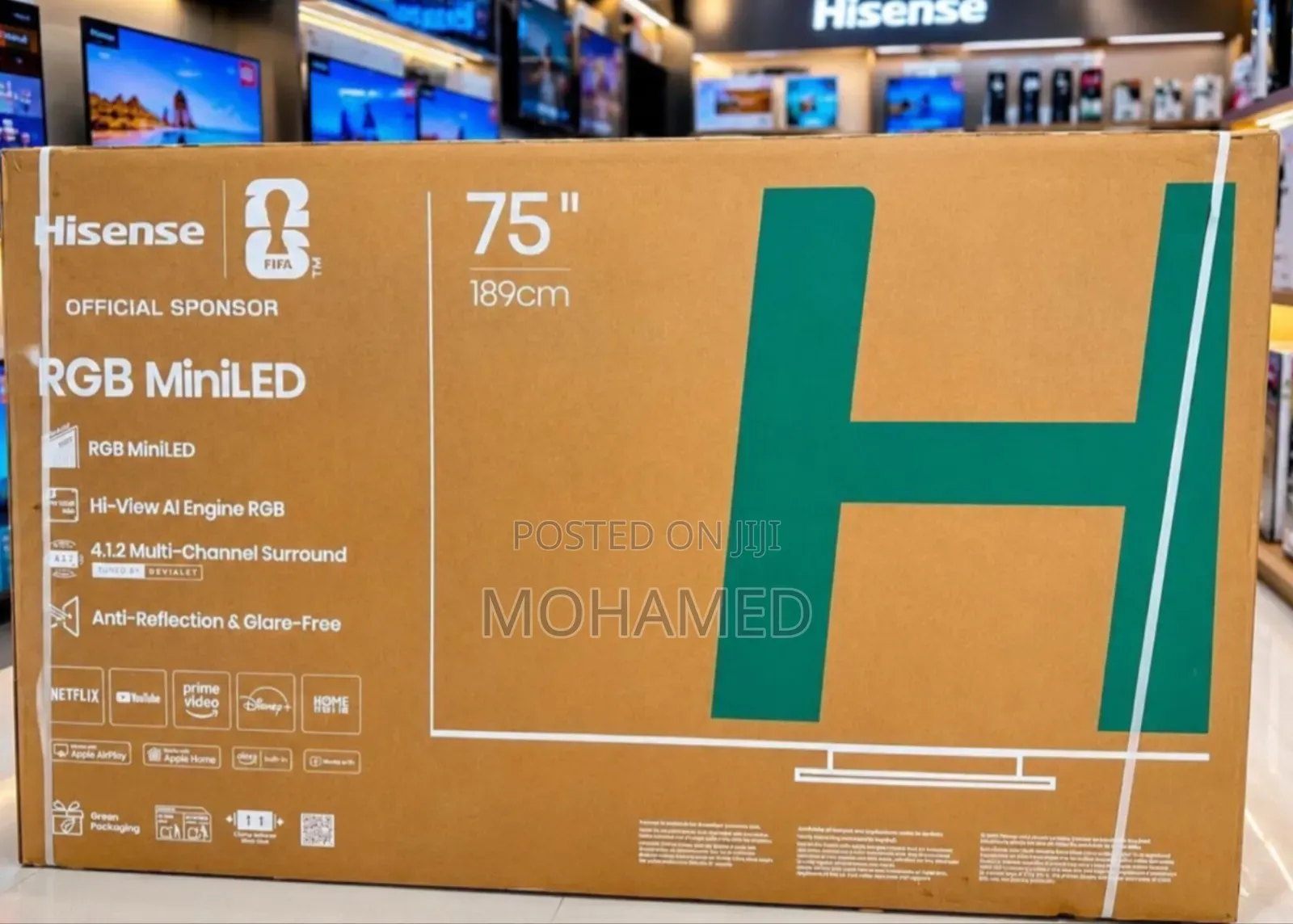 Hisense RGB Miniled Smart TV 75 Inches