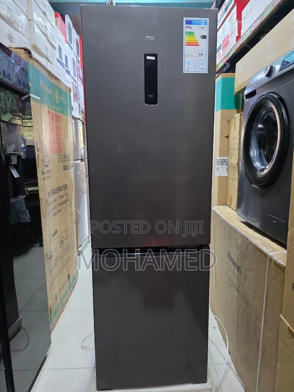 TCL Refrigerator
 Model: P409BF
 Capacity: 409 Litres