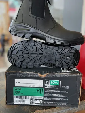 Black Chelsea Work Boot