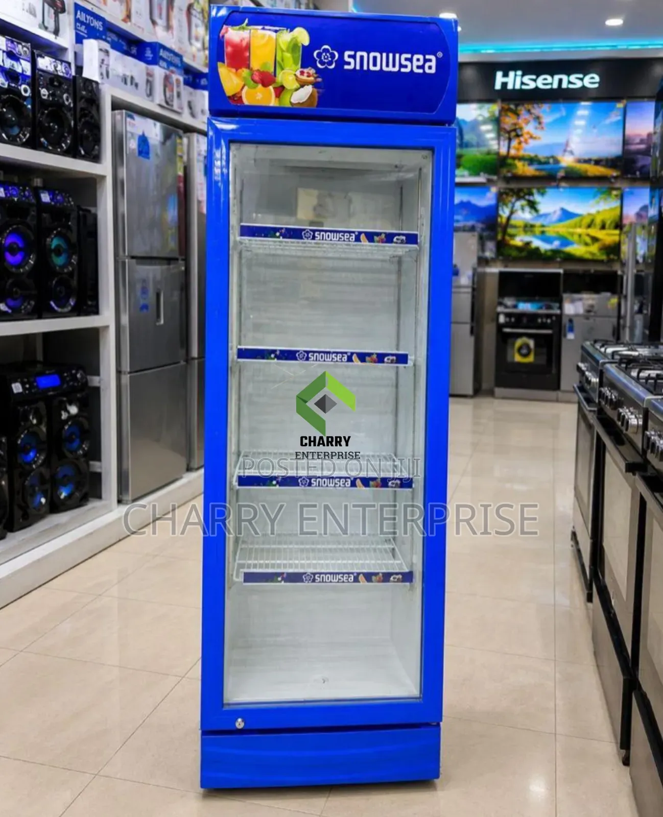 Commercial SNOWSEA Display SHOWCASE Fridge 280L Beverage Cooler