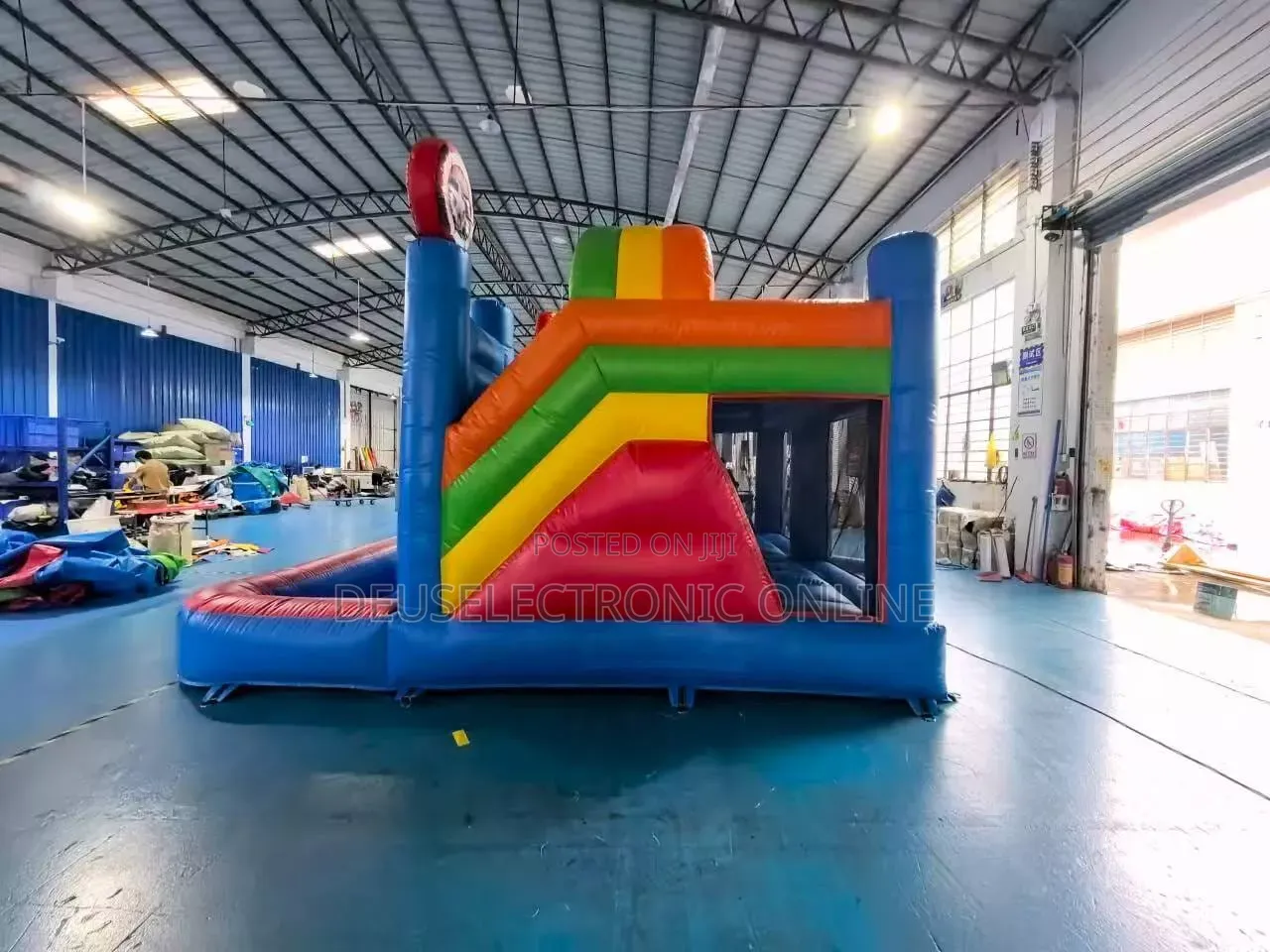 Jumping Castle Hili Ni Heavy Duty Lenye Ukubwa Wa Mita 5m × 4m × 3.5m
