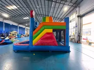 Jumping Castle Hili Ni Heavy Duty Lenye Ukubwa Wa Mita 5m × 4m × 3.5m