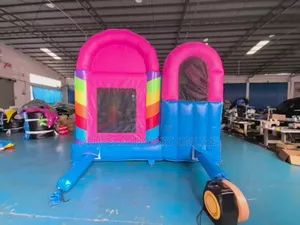 Jumping Castle Hili Ni Heavy Duty Lenye Ukubwa Wa Mita 5m × 4m × 3.5m