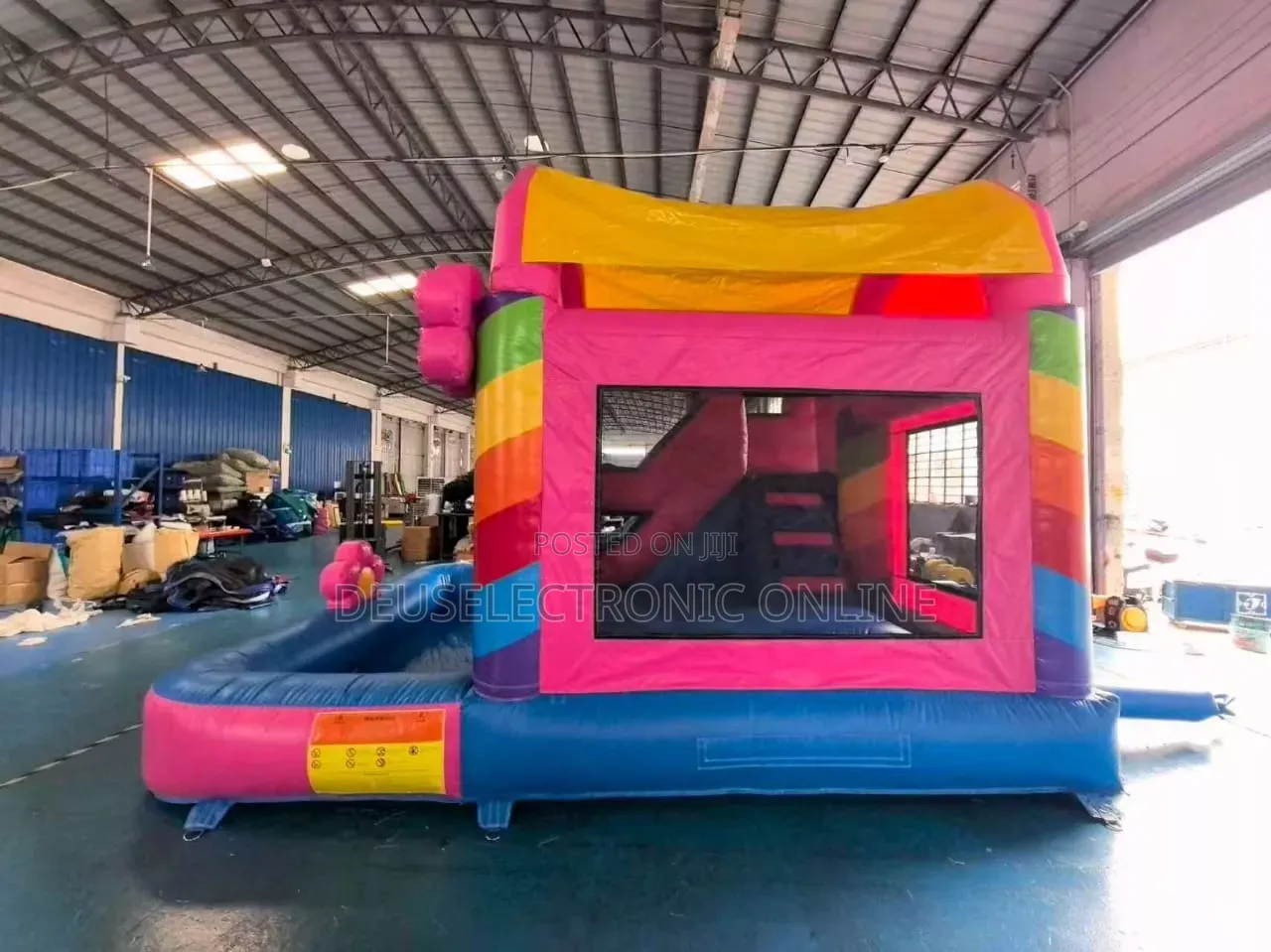 Jumping Castle Hili Ni Heavy Duty Lenye Ukubwa Wa Mita 5m × 4m × 3.5m