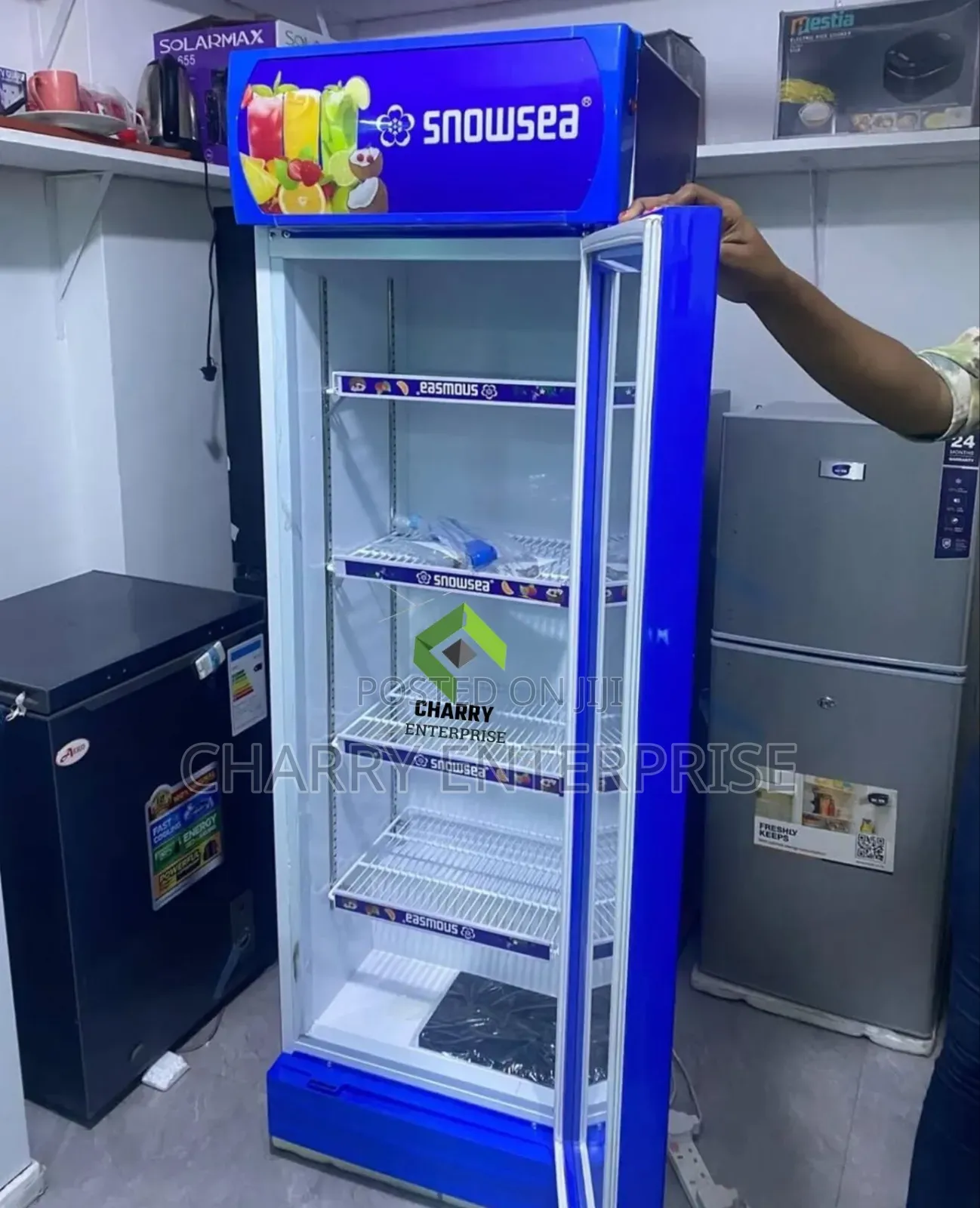 Commercial SNOWSEA Display SHOWCASE Fridge 280L Beverage Cooler