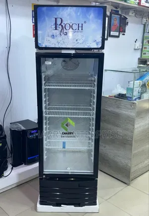 Roch Commercial Showcase Display Fridge 208L Beverage Cooler Biashara