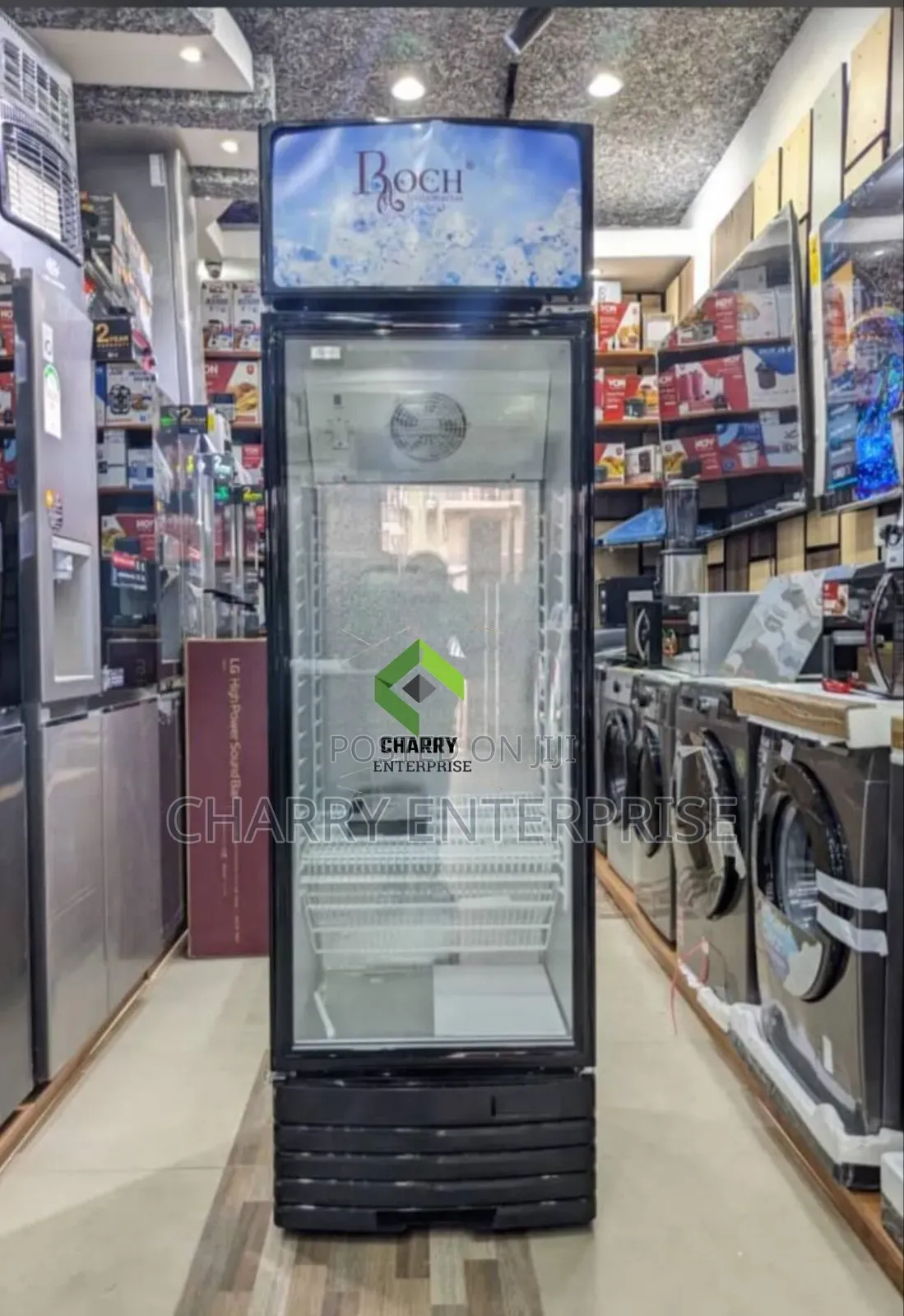 ‎Roch Commercial Showcase Fridge 329L Beverage Cooler Display