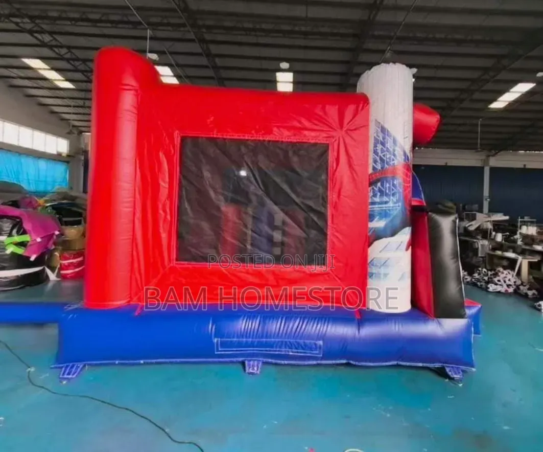 Jumping Castle(8M×4M×4M) - Spider-Man Combo Bounce House Water Slide