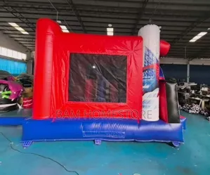 Jumping Castle(8M×4M×4M) - Spider-Man Combo Bounce House Water Slide
