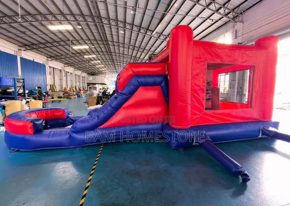 Jumping Castle(8M×4M×4M) - Spider-Man Combo Bounce House Water Slide