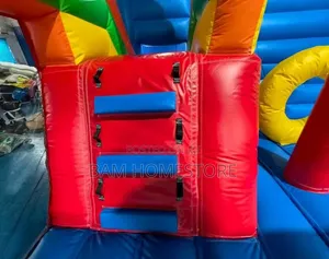 Jumping Castle (5m*4m*3.5m)- Combo Bounce House, Obstacle Pool Slide