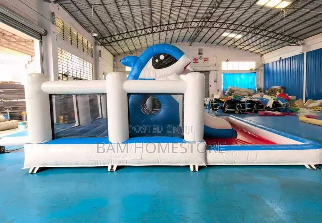 Jumping Castle(5M*4M*3.5M)- Bounce House With Slide Splash Pool
