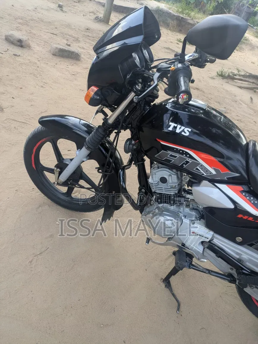 TVS HLX 125 2025 Black