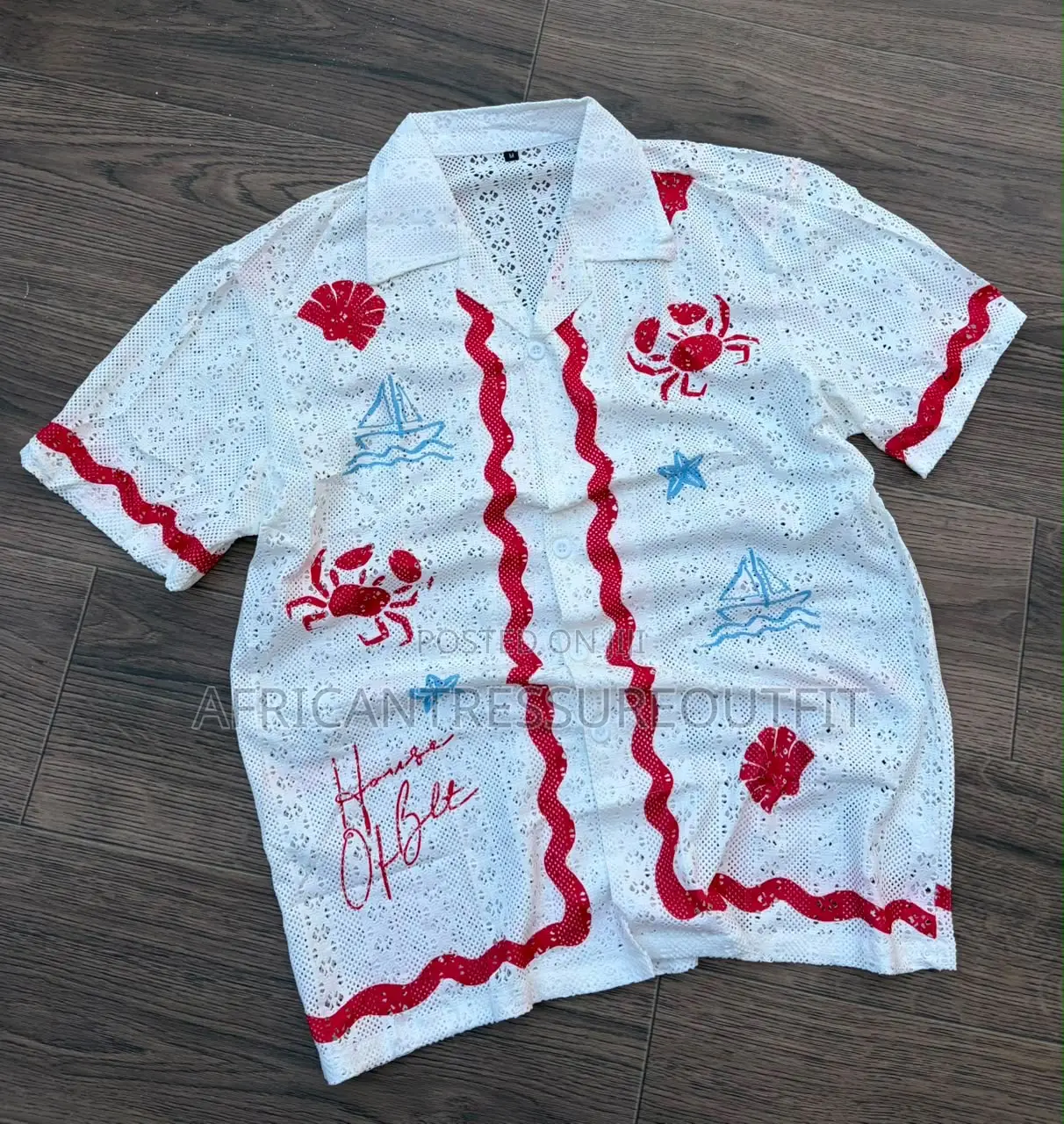 Shein Crochet Style Shirts Premium Cotton Collection