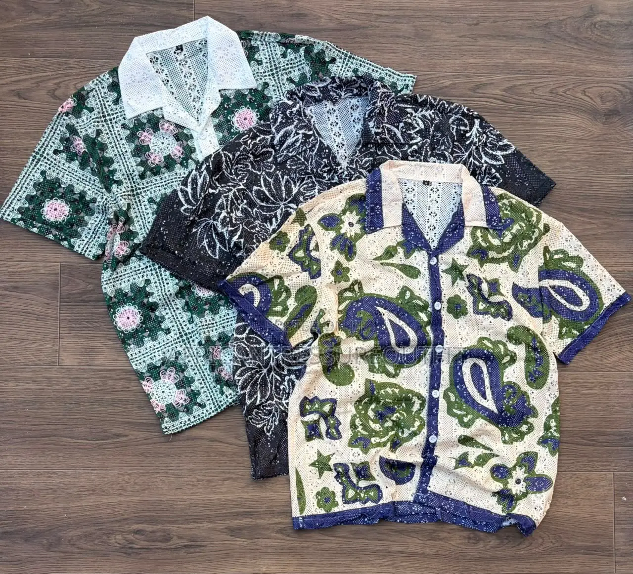 Shein Crochet Style Shirts Premium Cotton Collection